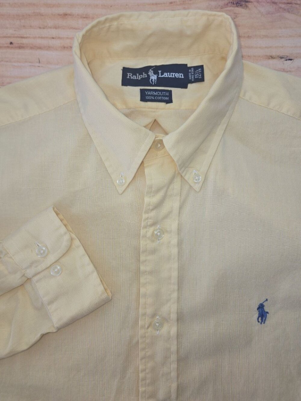 Ralph Lauren Yarmouth Dress Shirt 17.5-34/35 Large